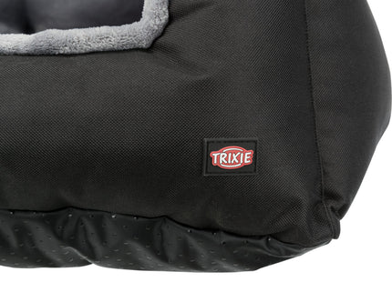 Bequemer Trixie Autositz in Schwarzgrau für unterwegs