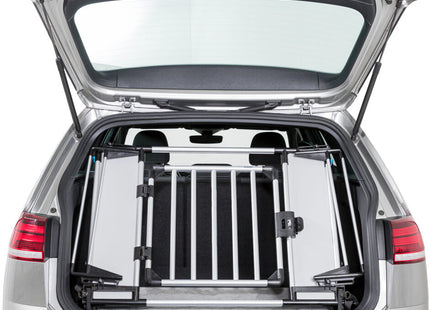 Schützendes Universal-Heckgitter in Silber-Schwarz von Trixie