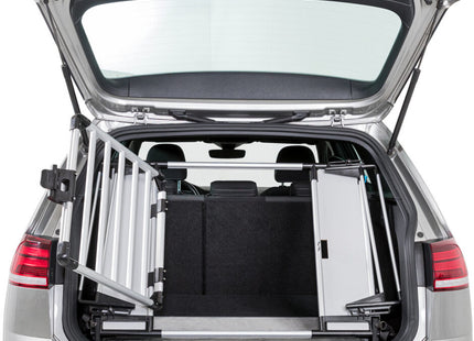 Schützendes Universal-Heckgitter in Silber-Schwarz von Trixie