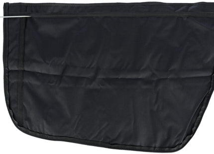 Schwarze/beige Auto-Schondecke mit Seitenwänden von Trixie