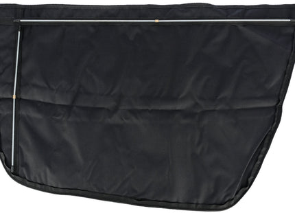 Schwarze/beige Auto-Schondecke mit Seitenwänden von Trixie