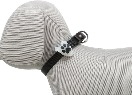 Stylischer weisser Trixie Flasher mit Motiv für Hunde