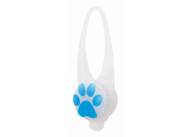 Stylischer weisser Trixie Flasher mit Motiv für Hunde