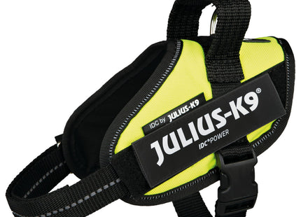 Sicher! Hier ist eine passende Bild-Alt-Text-Beschreibung für das Trixie Julius-K9 IDC Geschirr in Neongelb:

"Robustes Julius-K9 IDC Geschirr in auffällig