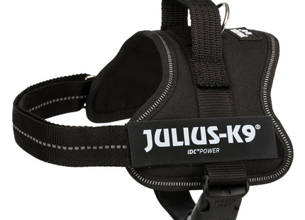 Trixie Julius-K9 Powergeschirr – schwarz, 33-45 cm