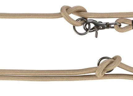 Schwarze Trixie Nordic V-Leine für stilvolle Spaziergänge