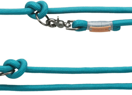 Moderne Trixie Be Nordic V-Leine in Petrol-Hellgrau für stilbewusste Hunde