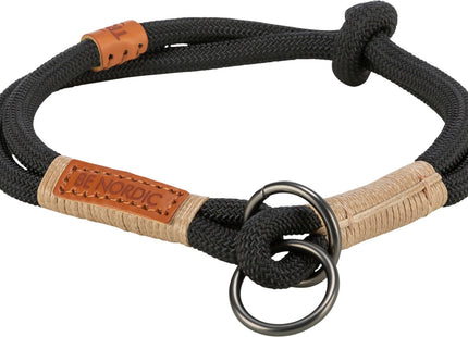 Schwarzsand Zug-Stopp Halsband von Trixie - nordisches Design für stilvolle Hunde