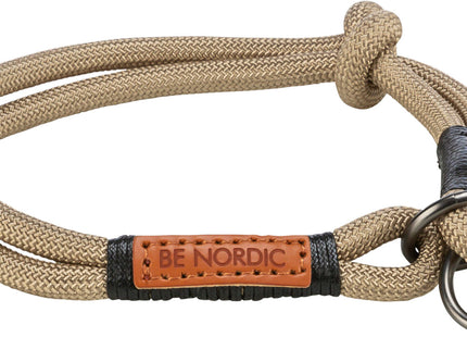 Stilvolles Zug-Stopp Halsband in Sandschwarz von Trixie be Nordic