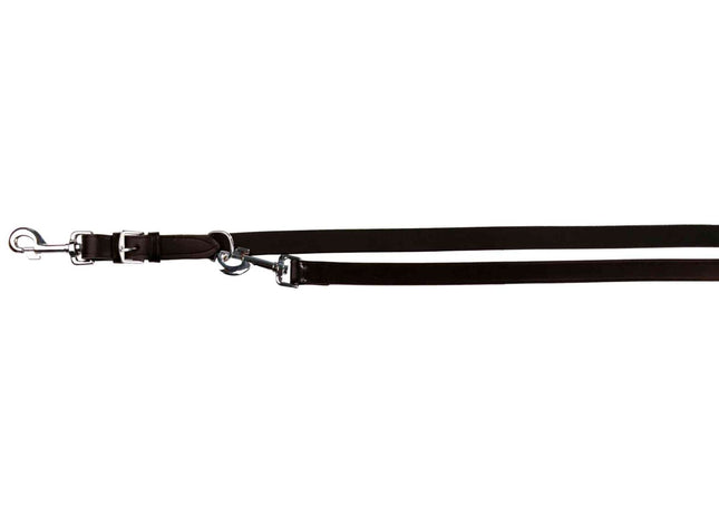 Schwarze Trixie Active V-Leine, 2m lang - für aktive Hunde