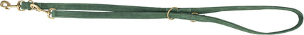 Trixie Pure V-Leine - Leder, salbei, 2m, 15mm