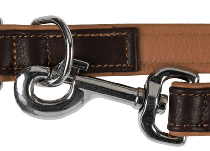 Komfortable Trixie Active V-Leine in Braun-Hellbraun für aktive Hunde