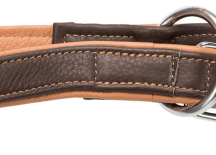 Komfortable Trixie Active V-Leine in Braun-Hellbraun für aktive Hunde