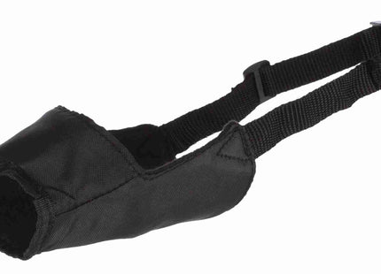 Schwarzes Maulband aus strapazierfähigem Nylon von Trixie