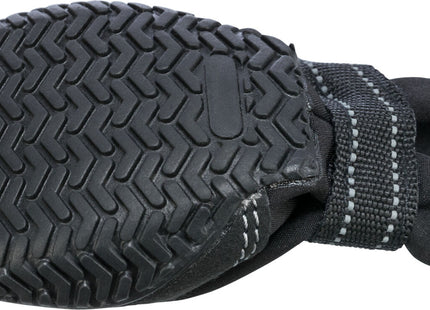 Schwarze Pfotenschutz-Ärmel für aktive Hunde, 2 Stück