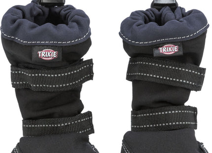 Schwarze Pfotenschutz-Ärmel für aktive Hunde, 2 Stück