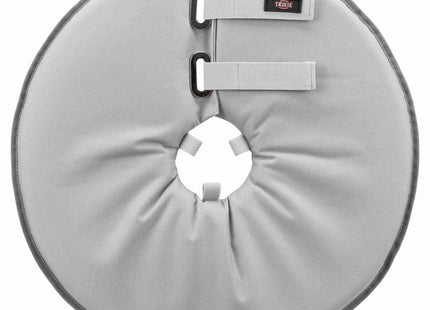 Schützender grauer Trixie Schutzkragen für Haustiere