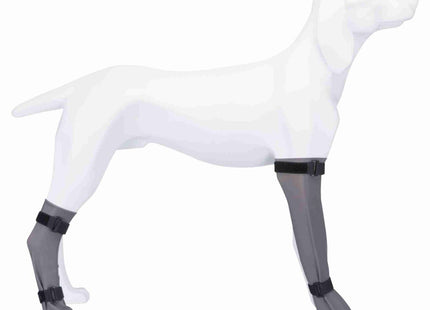 Schützende graue Silikonschutzsocke von Trixie für Haustiere