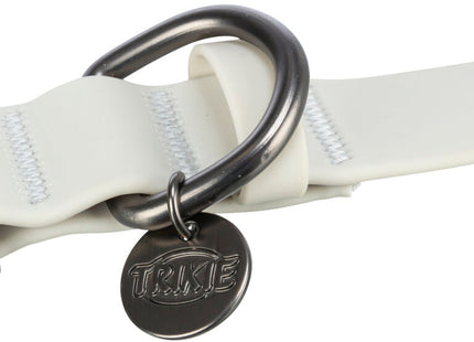 Trixie CityStyle Halsband – PVC, hellgrau, S-M