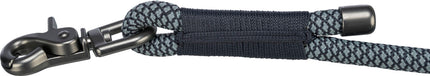 Trixie Soft Rope V-Leine - doppelte Hundeleine schwarz/grau