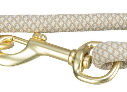 Trixie Soft Rope V-Leine - Doppel-Leine grau hellgrau