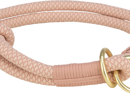 Trixie Soft Rope Zug-Stopp-Halsband – rosa, Grösse S
