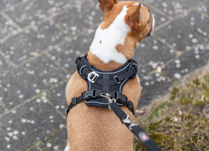 Trixie Premium FlexMesh Geschirr – schwarz, XS-S