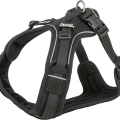 Trixie Premium FlexMesh Geschirr – schwarz, XS-S