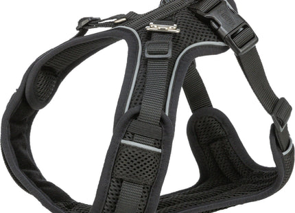 Trixie Premium FlexMesh Geschirr – schwarz, XS-S