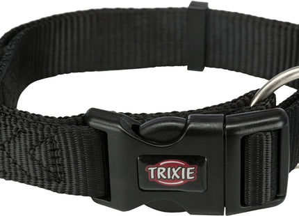 Trixie Premium Halsband – schwarz, Grösse S-M