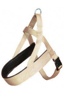 Bequemes Trixie Premium-Geschirr in elegantem Beige