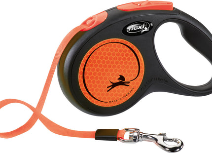 Trixie Flexi New NEON - Gurtleine, neonorange, 5m