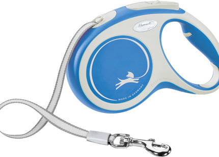 Trixie Flexi New COMFORT - blaue Gurt-Leine S