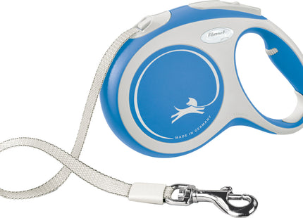 Trixie Flexi New COMFORT - blaue Gurt-Leine S