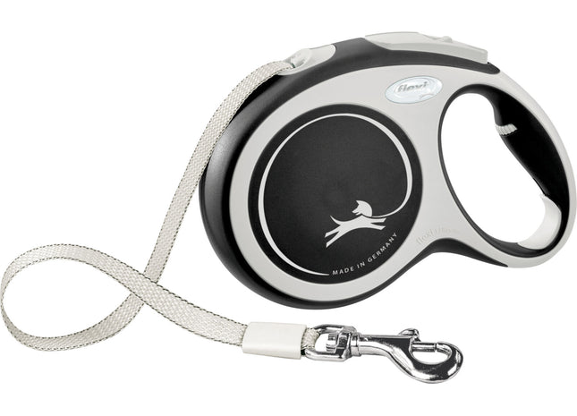 Trixie Flexi New COMFORT - Hundeleine schwarz 8m