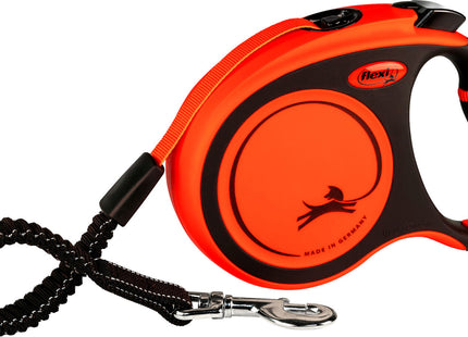 Robuster schwarzer Hundegurt mit orange Akzenten für Outdoor-Abenteuer