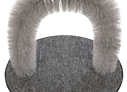 Katzengrauer Massage- und Fellpflegebogen von Trixie für glückliche Katzen