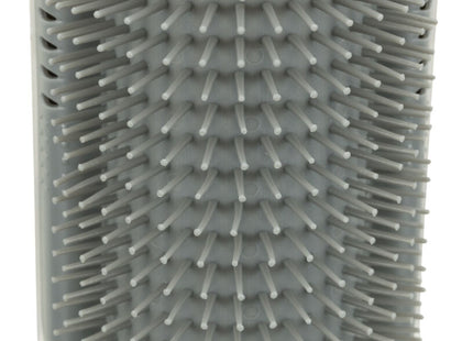 Sanfte Massagebürste für Katzen in Grau von Trixie