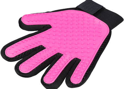Sanfter Fellpflege-Handschuh in Pink für glänzendes und gepflegtes Fell