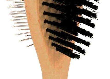 Trixie H'bürste beidseitig Holz klein oval