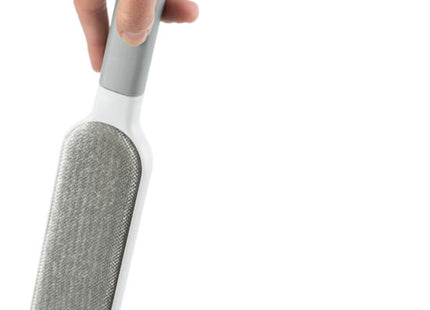 Fusselbürste mit Reinigungsstation in Weissgrau für saubere Kleidung