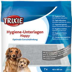 Trixie Hygiene-Unterlage Nappy mit Aktivkohle - zuverlässiger Schutz vor Verschmutzungen und Gerüchen