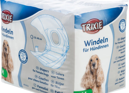 Trixie Windeln für Hündinnen - hochwertige, saugfähige Hundewindeln für weibliche Hunde in verschiedenen Grössen