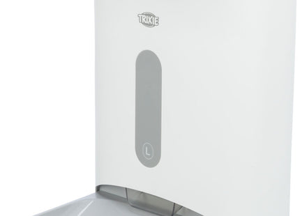 Automatischer Futterautomat für Haustiere in Weissgrau