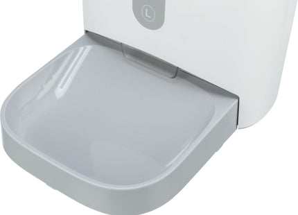 Automatischer Futterautomat für Haustiere in Weissgrau