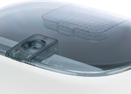 Automatischer Futterautomat für Haustiere in Weissgrau