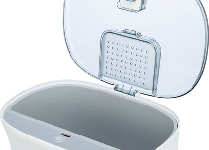 Automatischer Futterautomat für Haustiere in Weissgrau, smart und praktisch