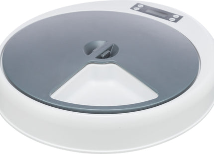 Automatischer Futterspender für Haustiere in Weissgrau