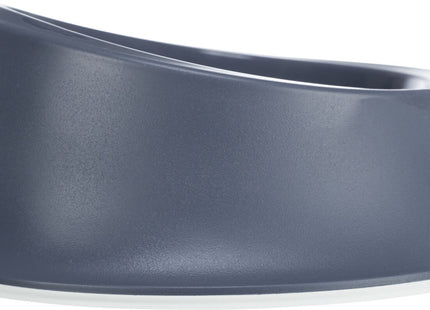 Blauer Napf mit Gummiring von Trixie für Haustiere