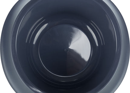 Blauer Napf mit Gummiring von Trixie für Haustiere